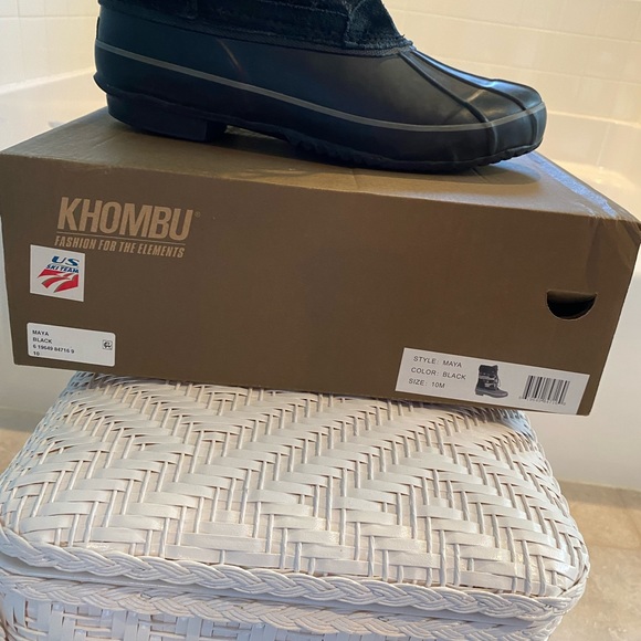 Khombu black duck boots. - Picture 4 of 4